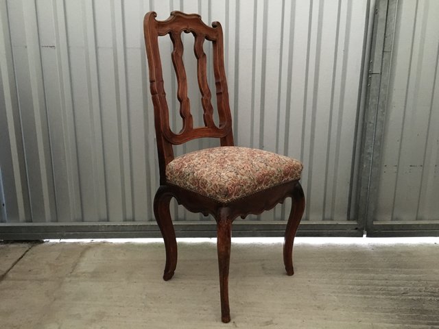 old maison chair ① CHROME & WOOD HABITAT GARDEN CHAIRS BY MICHEL DALLAIRE, 70's
