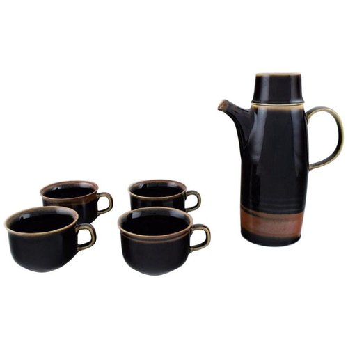 Viking Coffee Pot and Cups, 1960s, Set 