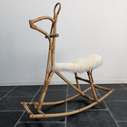 bamboo rocking horse