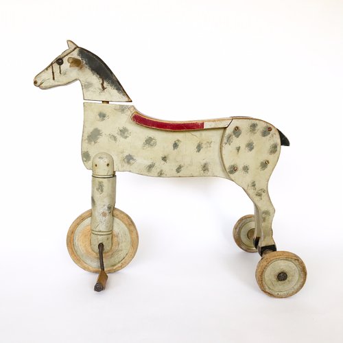 Antique Rolling Horse Toy, 1920s for 