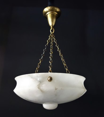 Vintage Alabaster Ceiling Lamp For At Pamono - Alabaster Ceiling Light Chandelier