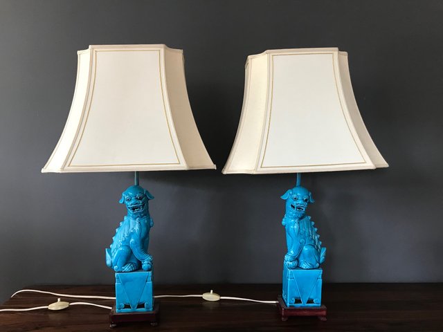 foo dog table lamps