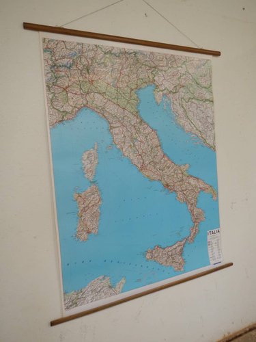 Italian Map From Litografia Artistica Cartografica Firenze 2000s