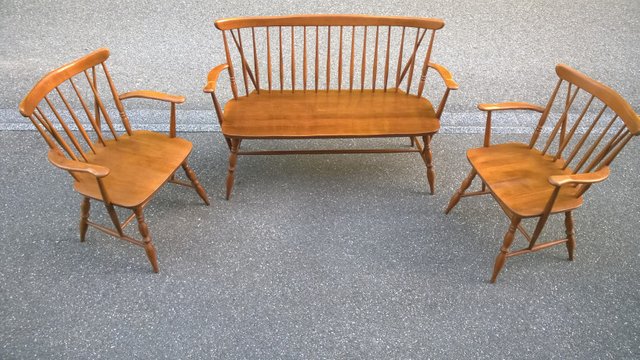 Solid Elm Windsor Bench And Chairs Set 1970s Of 3 For At Pamono - 6 Piece Windsor Patio Set Solid Elm Windsor Bench And Chairs Set 1970s Of 3 For At Pamono - 6 Piece Windsor Patio Set