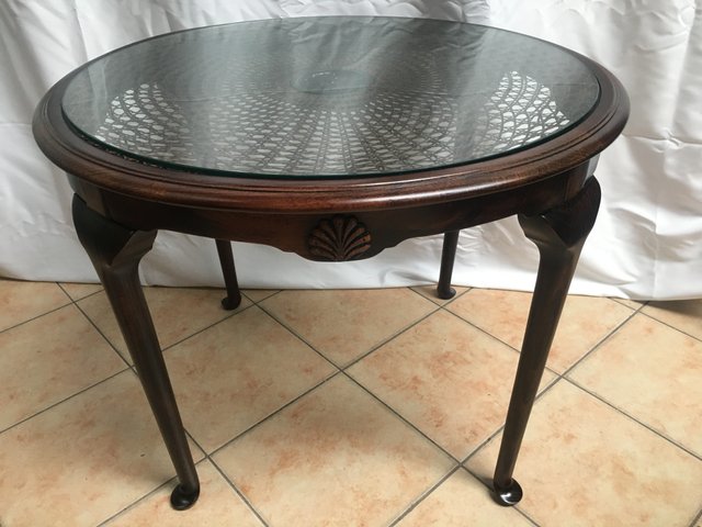 Vintage Louis Xvi Style Woven Rattan And Glass Coffee Table 1940s