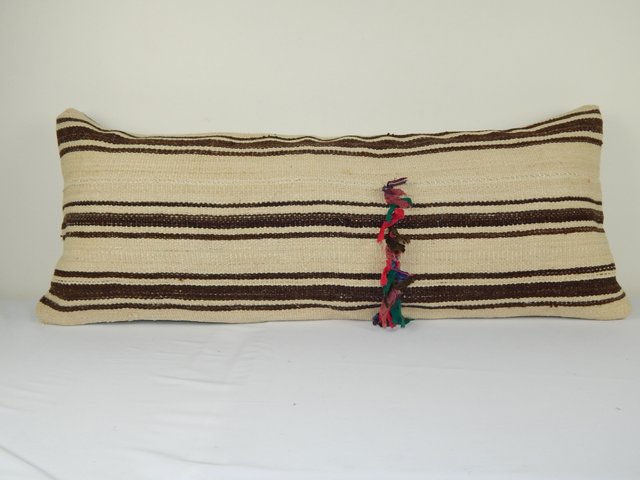 red bolster cushion