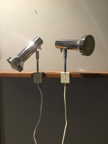 Vintage Spotlight Clip Lamps 1960s Set Of 2 For At Pamono Vintage Spotlight Clip Lamps 1960s, Clip On Lamps