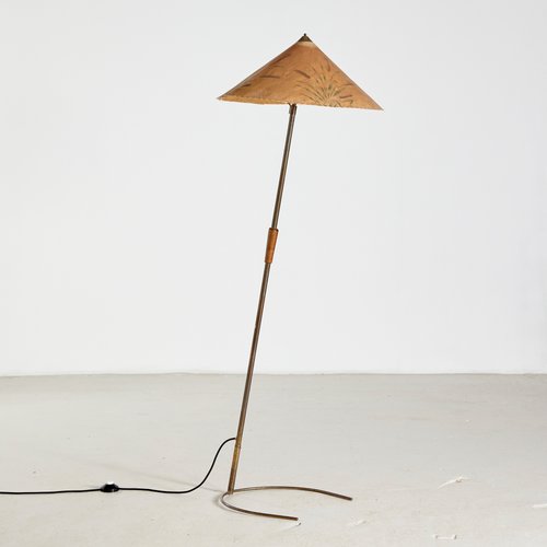 Mid Century Brass Floor Lamp 1930s For, Vintage Mid Century Floor Lamps