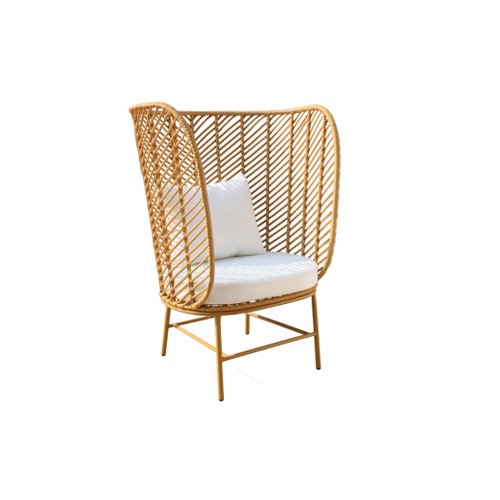 rattan armchair