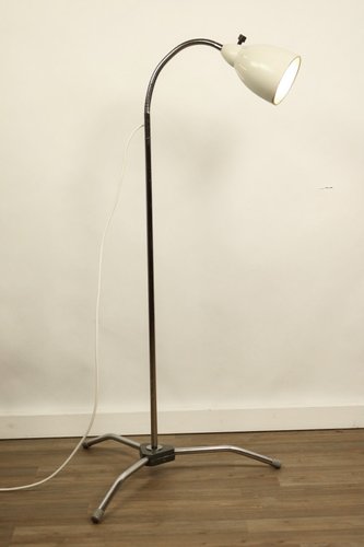 Vintage Medical Gooseneck Floor Lamp, Vintage Double Gooseneck Floor Lamp