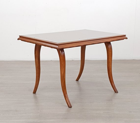 Table Basse Miroir Mid Century Italie 1970s En Vente Sur Pamono