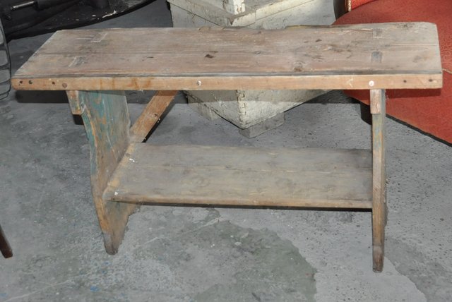 Small Antique Country Seat Bench for 