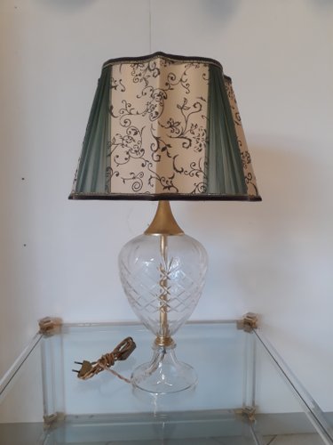 Vintage Crystal Table Lamp