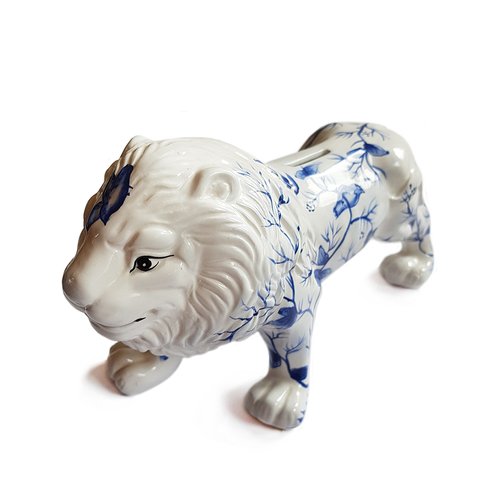 Vintage Lion Piggy Bank for sale at Pamono