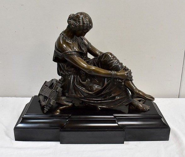 Bronze Sapho Assise Sculpture By James Pradier 1852 For Sale At Pamono