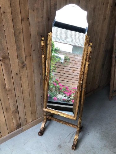 Vintage Freestanding Mirror For At, Small Vintage Standing Mirror