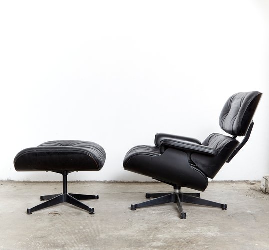 Mid Century Lounge Chair Ottoman By Charles Ray Eames For Vitra Set Of 2 At Pamono Mid Century Lounge Chair Ottoman By, Mid Century Modern Arm Chair With Ottoman