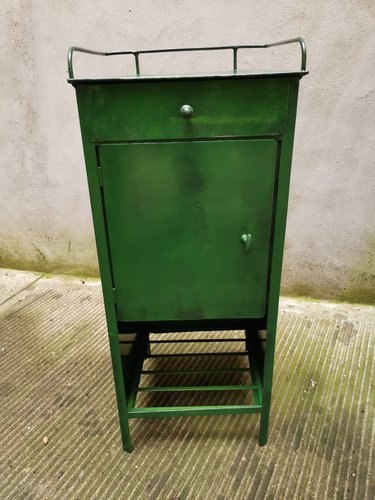 Vintage Green Metal Nightstands Set Of 2 For Sale At Pamono