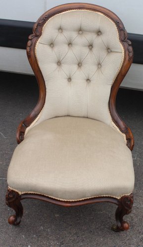 beige nursing chair