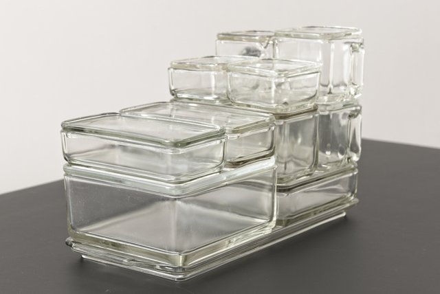 Bauhaus Kubus Storage Containers by Wilhelm Wagenfeld for