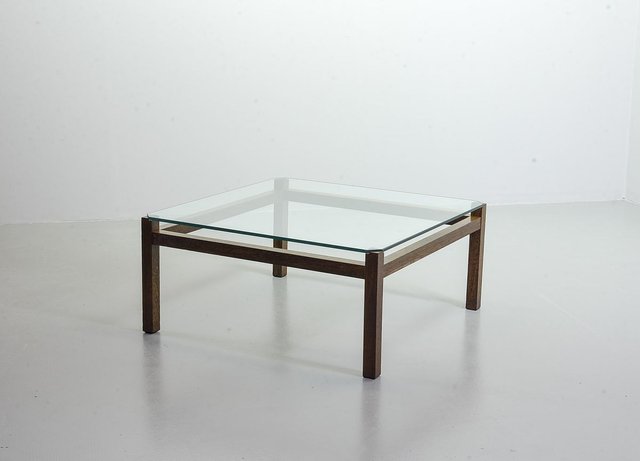 Wengé Liesbosch Tz41 Coffee Table With Glass Top By Kho Liang Ie For T Spectrum 1950s At Pamono - Black Wenge Side Table Wengé Liesbosch Tz41 Coffee Table With Glass Top By Kho Liang Ie For T Spectrum 1950s At Pamono - Black Wenge Side Table