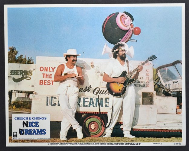 Cheech and Chong's Nice Dreams Original American Lobby Card of