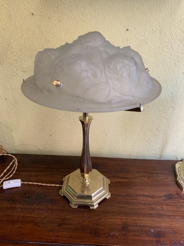 Vintage Art Deco Table Lamp For At, French Boudoir Table Lamps