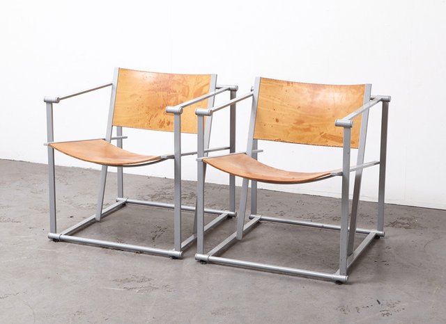 Vintage Model Fm62 Cubic Chairs By Radboud Van Beekum For Pastoe 1980s Set Of 2 For Sale At Pamono