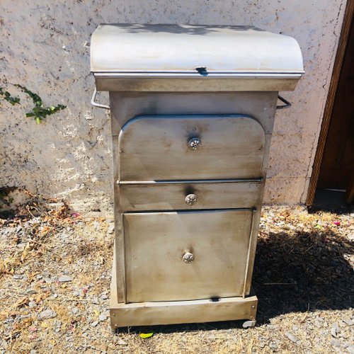 Antiker Waschtisch aus Metall bei Pamono kaufen