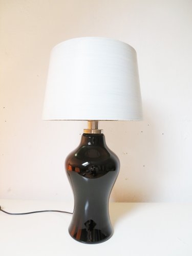 Large Glass Base Table Lamp By Ingo, Large Glass Table Lamps