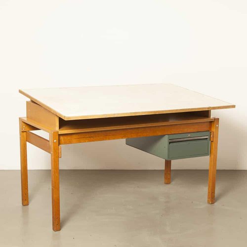 Mid century on sale modern drafting table