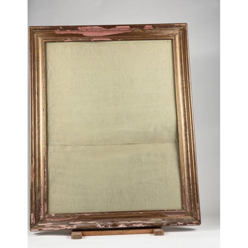 MidCentury Golden Frame Mirror for sale at Pamono