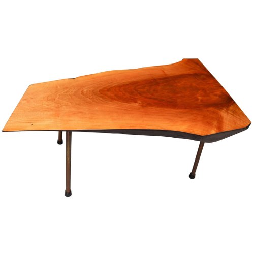 Austrian Walnut Tree Trunk Coffee Table By Carl Aubock For Werkstatte Carl Aubock 1950s For Sale At Pamono