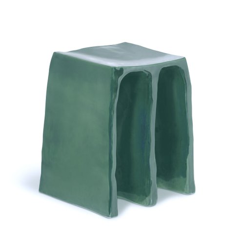 Chouchou Stool 1701regl In Reseda Glaze Green By Lorenzo Zanovello For Pulpo For Sale At Pamono
