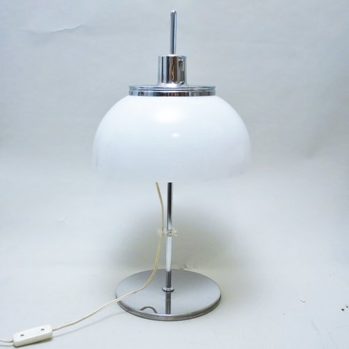 Faro Table Lamp from Guzzini, 1970s for Stacked glass pyramid lamp 1970 | Selency