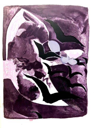 Georges Braque - Birds Freedom - Original Lithograph 1964