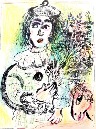 洋書 CHAGALL  The Lithographs Marc Chagall: The Opera, Paris 1954 Original Lithograph