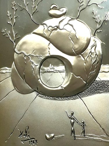 Salvador Dali Universal Harmony Bas Relief Skulptur Aus Silber 1977 Bei Pamono Kaufen