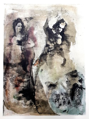 Leonor Fini - Disagreement - Original Lithograph 1964 for sale at