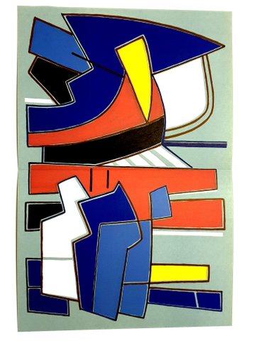 Alberto Magnelli、 ELEMENTS GROUPES NO.1 A Milestone Work by Magnelli on | Gazette Drouot