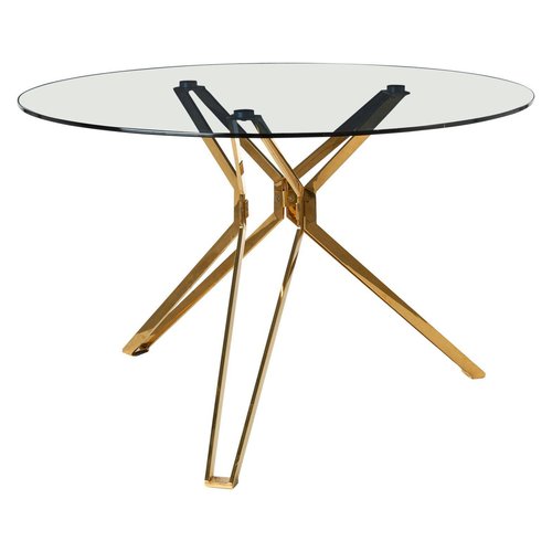 Modern Glass Round Table, Pols Potten Studio for sale at Pamono