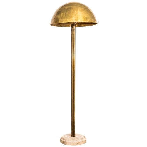 art deco brass floor lamp