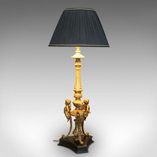 Vintage English Gilt Metal Table Lamp 1990s For At Pamono Vintage English Gilt Metal Table Lamp, Metal Table Lamps