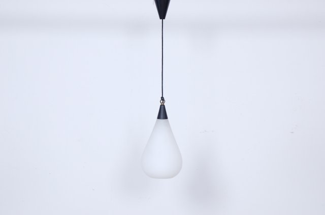 glass drop pendant light