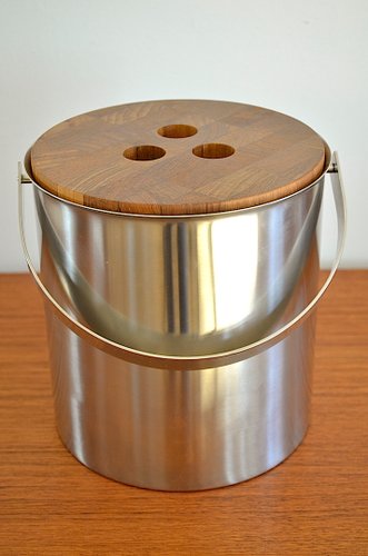 Large vintage Stelton Cylinda Line Ice bucket