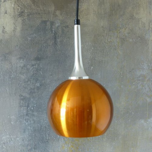 Vintage Anodized Aluminum Ceiling Lamp for sale at Pamono
