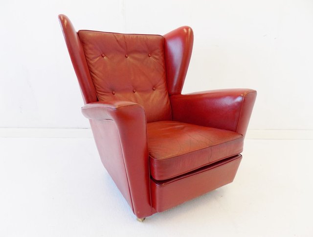 Red Leather Lounge Chair By Howard Keith For Hk Furniture 1960s At Pamono - Red Leather Chair Matrix Red Leather Lounge Chair By Howard Keith For Hk Furniture 1960s At Pamono - Red Leather Chair Matrix