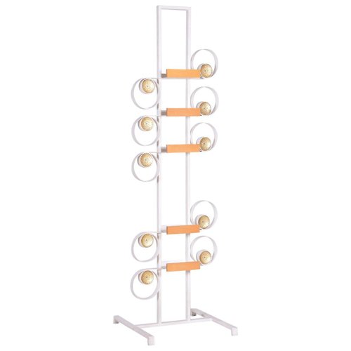 Czech White Metal Room Divider with Brass Details, 1950s for sale at Pamono