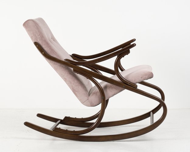 Bentwood Rocking Chair from TON, 1960s for sale at Pamono