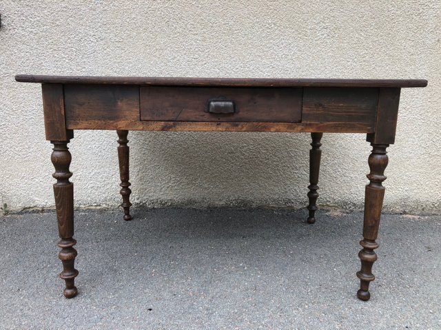 Antique Farm Table With Drawer For, Antique Farmhouse Table